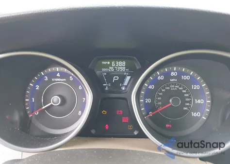 2012 Hyundai Elantra Gls (Ulsan Plant) from USA, damaged, VIN KMHDH4AE5CU393496